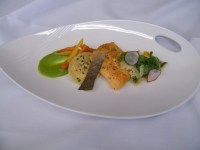 Plated food