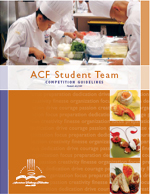 American Culinary Federation Student Team Competition guidelines.