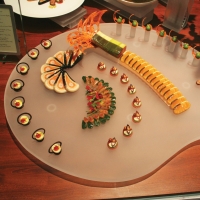 ACF Culinary
Youth Team USA's cold salon platter
featuring Alaskan salmon.