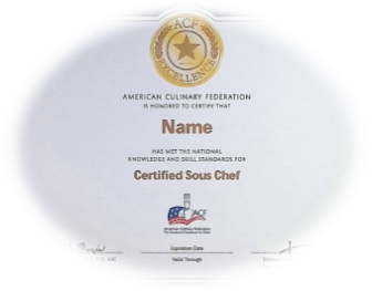 Certified Sous Chef Certificate