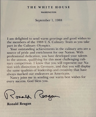 A letter from president.