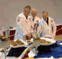 Joint Culinary Training Exercise judges.