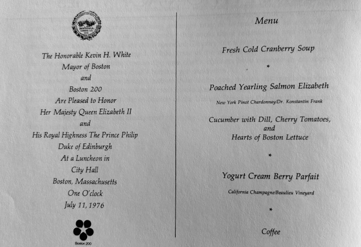 A menu of a restaurant.