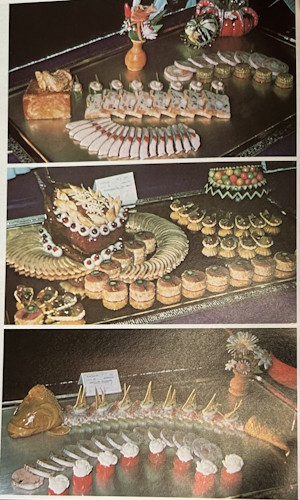 A variety of food on a table.