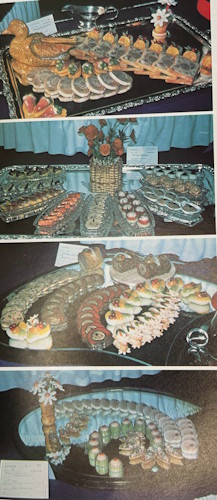 A table full of food.